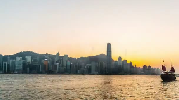 Victorian satama Hongkongissa — kuvapankkivideo