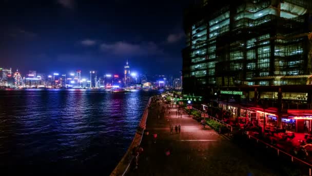 Victoria Harbour in Hong Kong — Stock Video