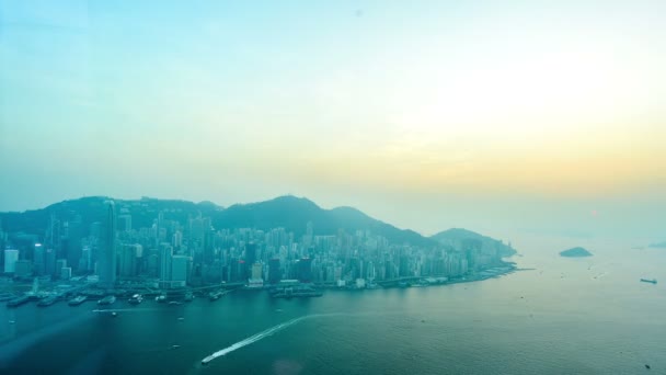 Hong Kong island, Kina — Stockvideo