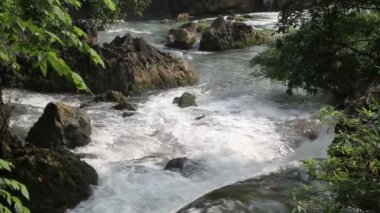 Şelale ve Guizhou, Çin hızlı nehirde