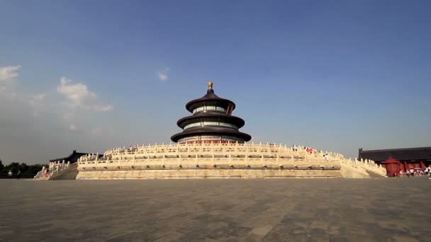 Qinian Hall in de tempel van de hemel voor Peking, China — Stockvideo