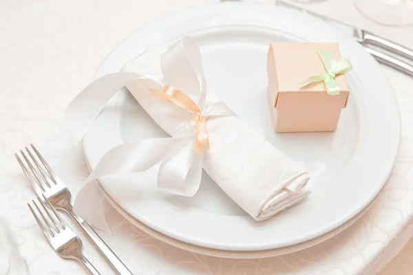 Wedding table appointments — Stock Photo, Image