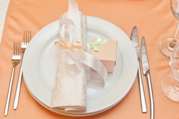 Citas de mesa de boda — Foto de Stock