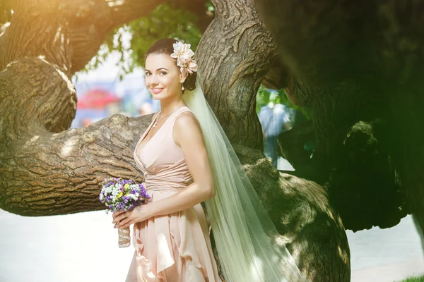 Šťastná nevěsta — Stock fotografie