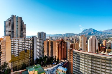 Benidorm modern gökdelenler
