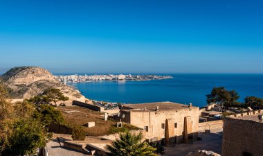 Alicante cityscape. İspanya