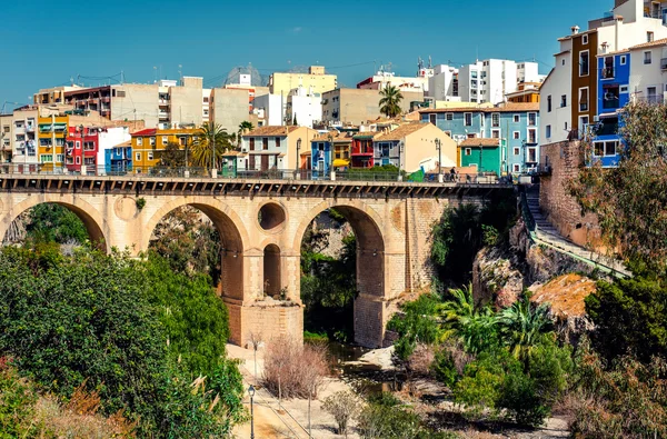 Villajoyosa şehir. Costa Blanca. İspanya — Stok fotoğraf