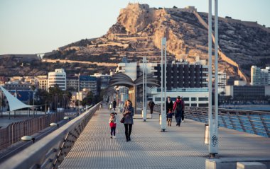 Alicante şehir. İspanya