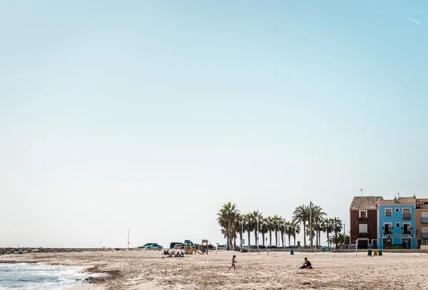 Villajoyosa beach. Spain — Stock Photo, Image