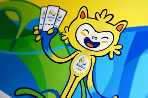 리오 2016 년 올림픽의 공식 웹사이트 — 스톡 사진