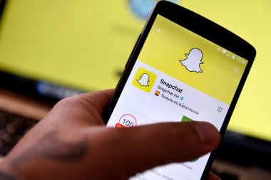 Snapchat uygulama Android