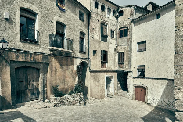 Antiguas casas del pueblo de Miravet. España —  Fotos de Stock