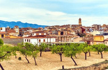 El Pinell de Brai kasaba. Tarragona ilinde. İspanya