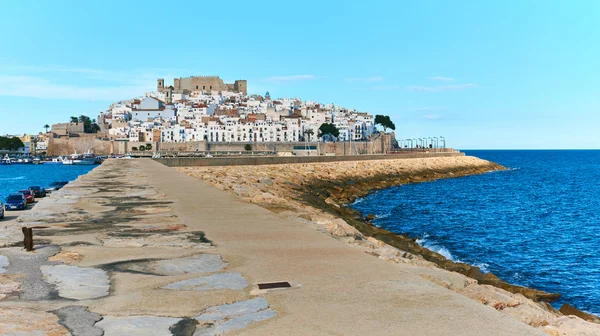Λιμάνι και την παλιά πόλη της Χερσόνησος Ιβηρίας. Ισπανία — Φωτογραφία Αρχείου