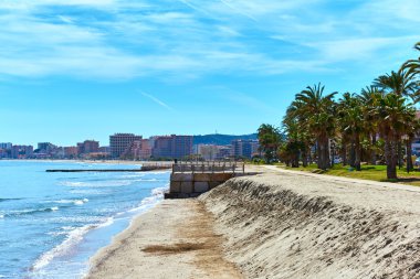 Oropesa del Mar beach. İspanya