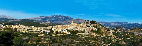 Панорама испанской деревни Полоп-де-ла-Марина. Испания — стоковое фото