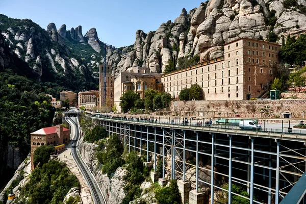 Santa maria de montserrat, Španělsko — Stock fotografie