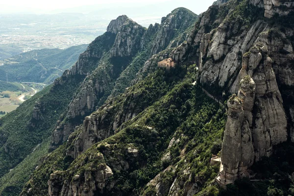 Spektakularne góry Montserrat. Hiszpania — Zdjęcie stockowe