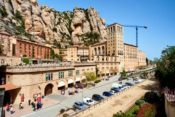 Santa Maria de Montserrat, vicino a Barcellona. Spagna — Foto Stock