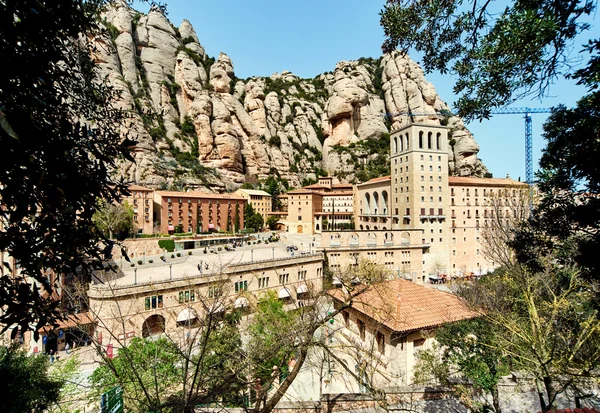 サンタマリア ・ デ ・ モンセラートのベネディクト会修道院 — ストック写真