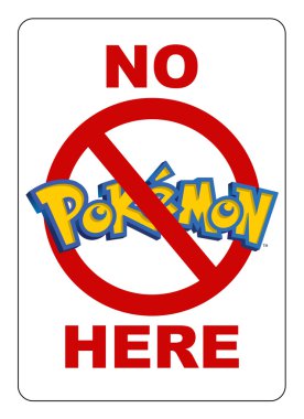  Pokemon için yasak bölge. 
