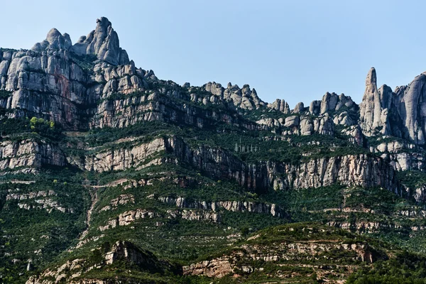 Spektakulära Montserrat berg. Spanien — Stockfoto