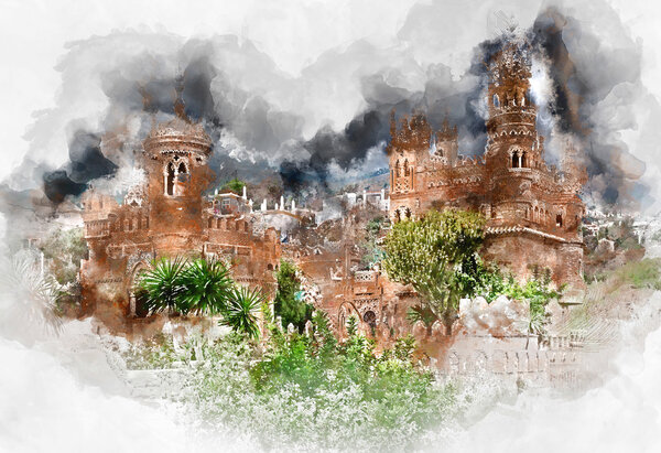 Внешний вид замка Коломмарес
