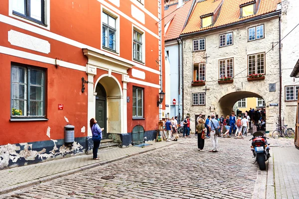 Riga eski şehir. Kuzey Avrupa. Letonya — Stok fotoğraf