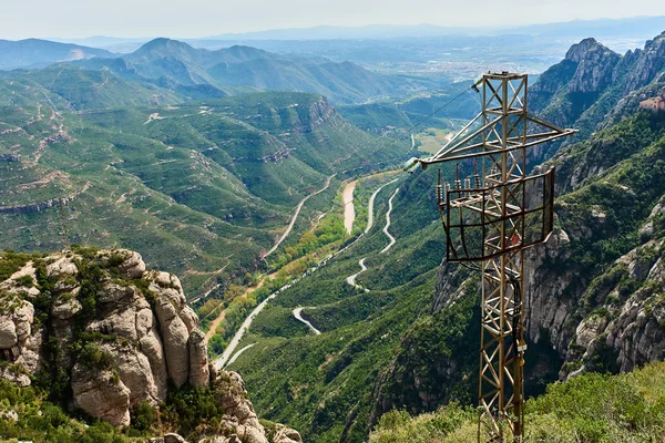 Spettacolari montagne di Montserrat. Spagna — Foto Stock