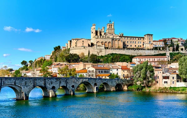 Beziers város. Franciaország — Stock Fotó