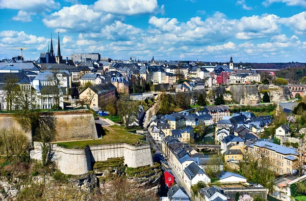 Paysage urbain de Luxembourg. Europe de l'Ouest — Photo