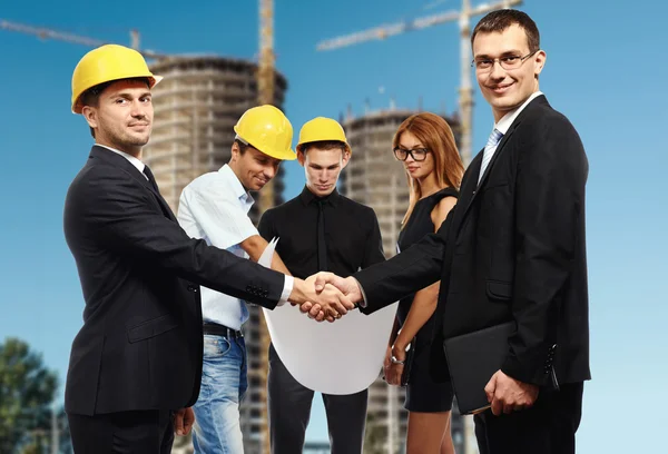 Business people shaking hands — Stock Photo, Image