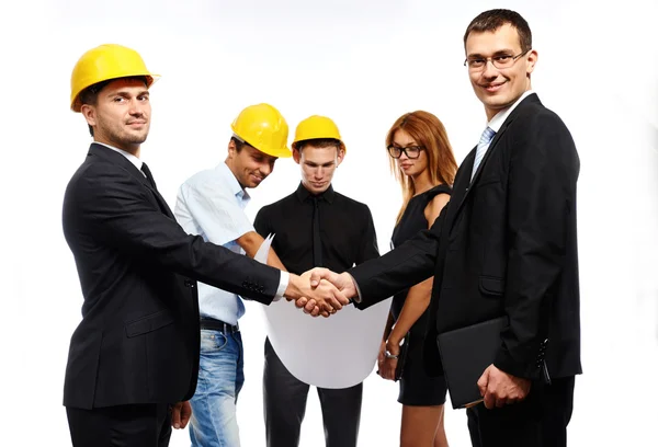 Business people shaking hands — Stock Photo, Image