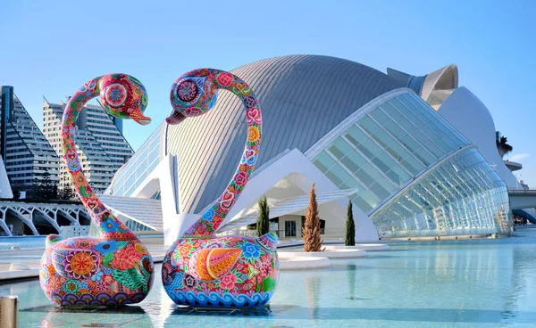 Valencia Spain Dec 2020 Exhibition Arts Sciences City Taiwanese Artist — Stock Photo, Image