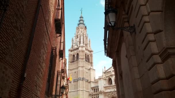 Saint Mary Primada Katedrali Nin Roma Katolik Kilisesi Nin Castilla — Stok video
