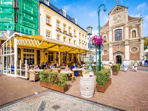 Vista del día de la plaza del mercado de Sittard —  Fotos de Stock