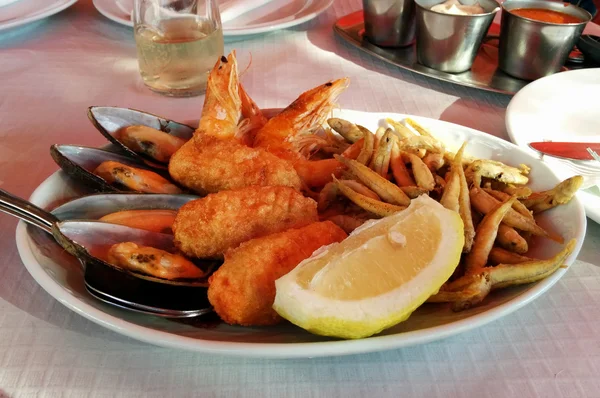 Seafood appetizer — Stock Photo, Image