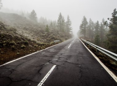 Volkan Teide sisli yol