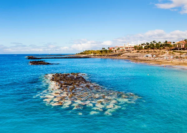 Pintoresca playa de El Duque en Costa Adeje — Foto de Stock