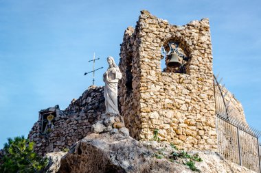 Shrine to the Virgin of the Rock in Mijas clipart