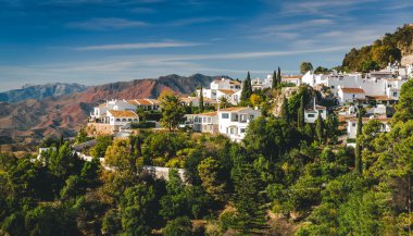 Mijas küçük beyaz köy çok etkileyici. Costa del Sol, Andalusia