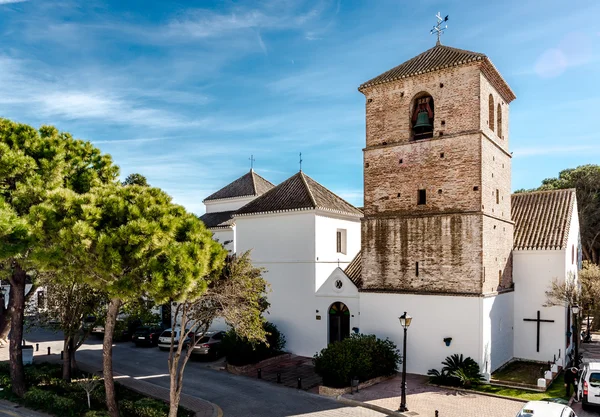 Kirche der unvollkommenen Empfängnis in mijas — Stockfoto