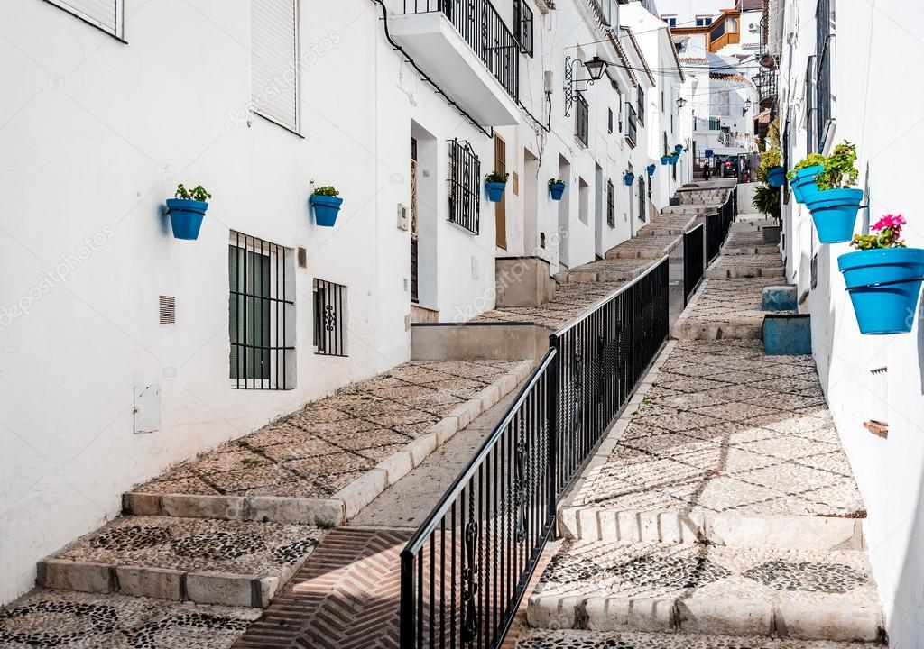 Picturesque street of Mijas