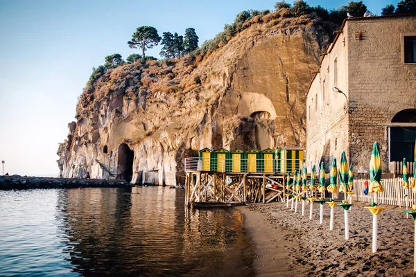 Cliffs at Marina di Cassano, Piano di Sorrento. Italy — Stock Photo, Image