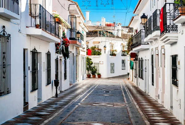 Rua pitoresca de Rancho Domingo. Espanha — Fotografia de Stock