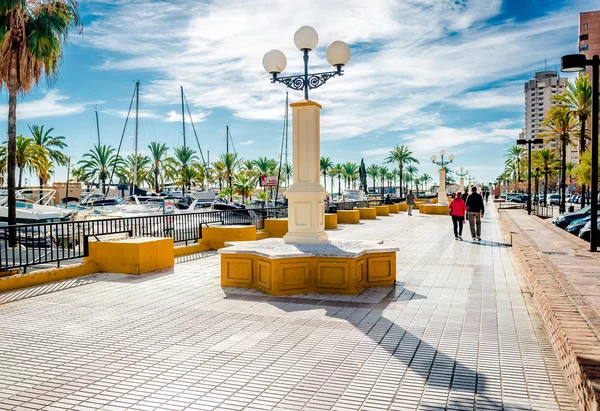 Frente al mar de Fuengirola — Foto de Stock