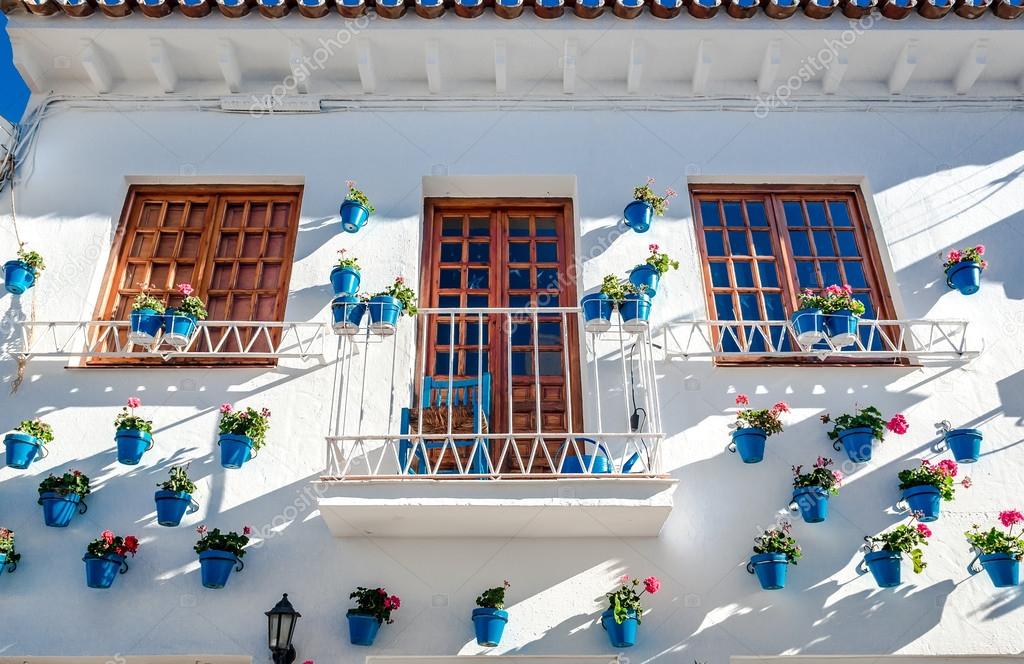 Typical spanish white village