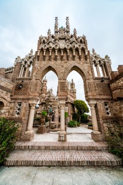 Colomares Castle. Benalmadena town. Spain