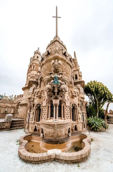 Part of Colomares Castle. Benalmadena town. Spain — Stock fotografie