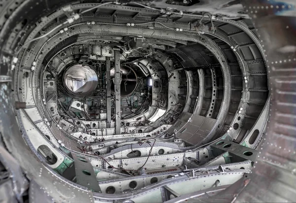 Inside of a engine bay Su-24 — Stock Photo, Image